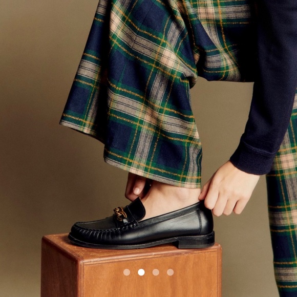 Sezane Vicky Loafers Smooth Black - Size 6.5 \ FR 37 \ UK 4 - Picture 3 of 9